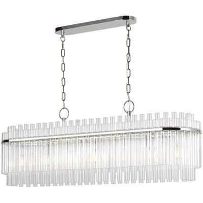 Generation Lighting Designers - Beckett Linear Chandelier - Polished Nickel - CC1307PN