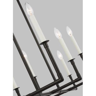 Generation Lighting Designers - Bayview Linear Chandelier - Aged Iron - CC1368AI