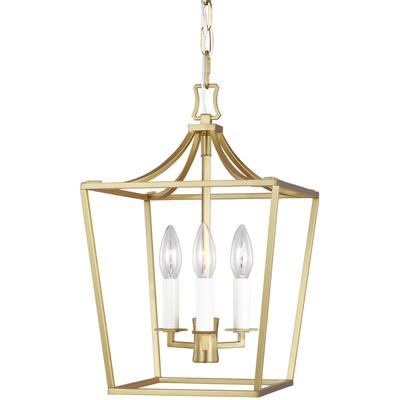 Generation Lighting Designers - Southold Mini Lantern - Burnished Brass - CC1433BBS