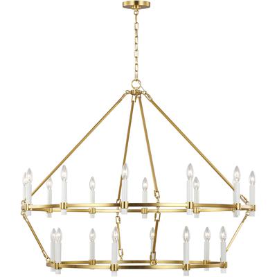 Generation Lighting Designers - Marston 2-Tier Large Chandelier - Burnished Brass - CC14420BBS