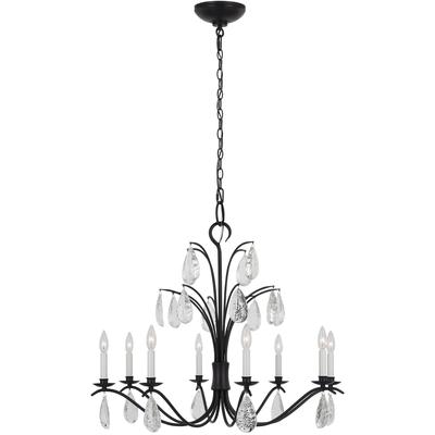 Generation Lighting Designers - Shannon Large Chandelier - Aged Iron - CC1608AI