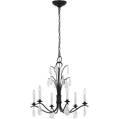 Generation Lighting Designers - Shannon Medium Chandelier - Aged Iron - CC1616AI