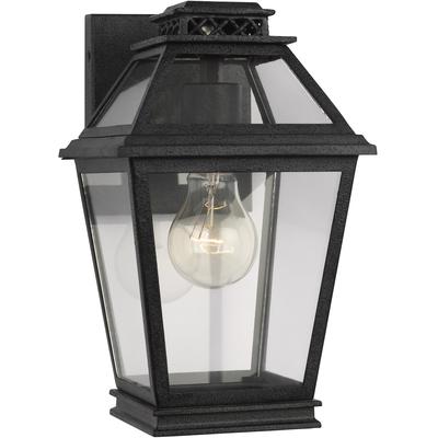 Generation Lighting Designers - Falmouth Extra Small Outdoor Wall Lantern - Dark Weathered Zinc - CO1001DWZ