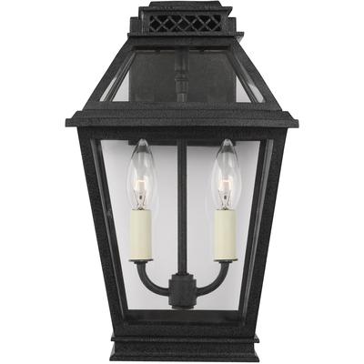 Generation Lighting Designers - Falmouth Small Outdoor Wall Lantern - Dark Weathered Zinc - CO1012DWZ