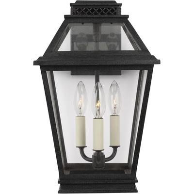 Generation Lighting Designers - Falmouth Medium Outdoor Wall Lantern - Dark Weathered Zinc - CO1023DWZ