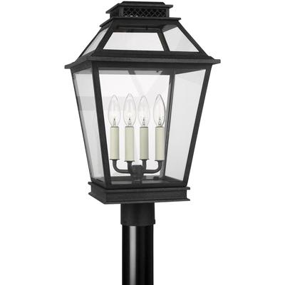 Generation Lighting Designers - Falmouth Post Lantern - Dark Weathered Zinc - CO1064DWZ