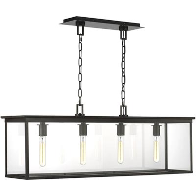 Generation Lighting Designers - Freeport Linear Outdoor Chandelier - Heritage Copper - CO1214HTCP