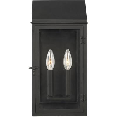 Generation Lighting Designers - Hingham Medium Outdoor Wall Lantern - Textured Black - CO1262TXB