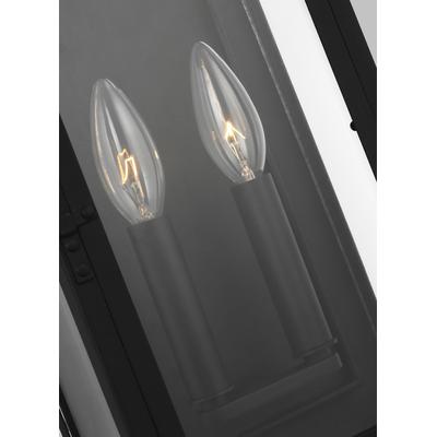 Generation Lighting Designers - Hingham Medium Outdoor Wall Lantern - Textured Black - CO1262TXB