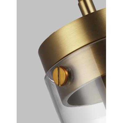 Generation Lighting Designers - Garrett Medium Cylinder Pendant - Burnished Brass - CP1001BBS