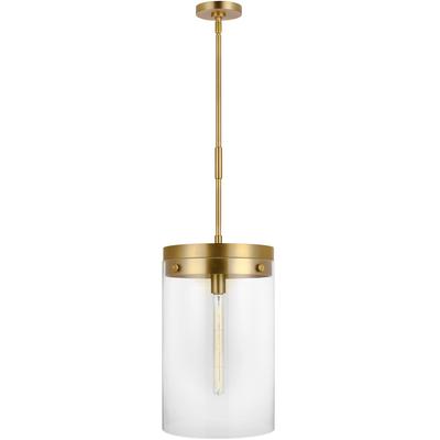 Generation Lighting Designers - Garrett Large Cylinder Pendant - Burnished Brass - CP1011BBS