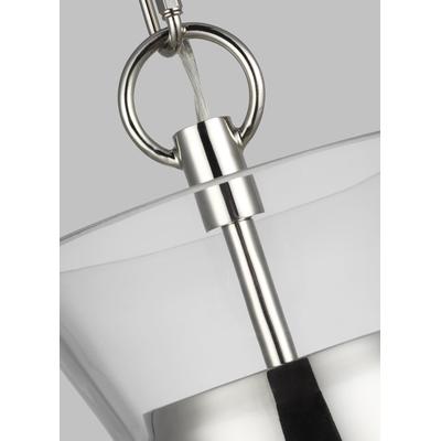 Generation Lighting Designers - Atlantic Narrow Pendant - Polished Nickel - CP1021PN