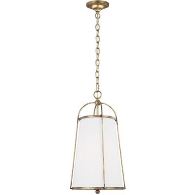 Generation Lighting Designers - Stonington Small Hanging Shade Chandelier - Antique Gild - CP1101ADB