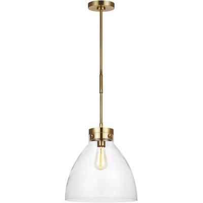 Generation Lighting Designers - Garrett Wide Pendant - Burnished Brass - CP1121BBS