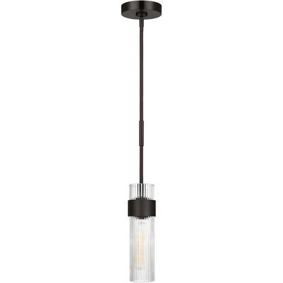 Generation Lighting Designers - Geneva Medium Pendant - Aged Iron - CP1161AI