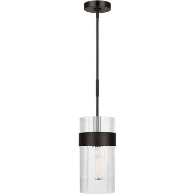 Generation Lighting Designers - Geneva Large Pendant - Aged Iron - CP1171AI