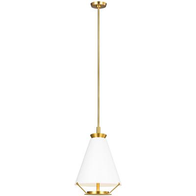 Generation Lighting Designers - Ultra Light Tall Pendant - Burnished Brass - CP1321BBS