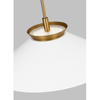 Generation Lighting Designers - Ultra Light Wide Pendant - Burnished Brass - CP1331BBS