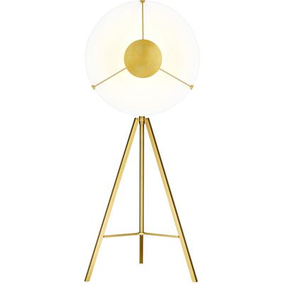 Generation Lighting Designers - Ultra Light Floor Lamp - Burnished Brass - CT1151BBS