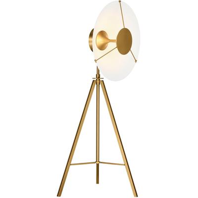 Generation Lighting Designers - Ultra Light Floor Lamp - Burnished Brass - CT1151BBS