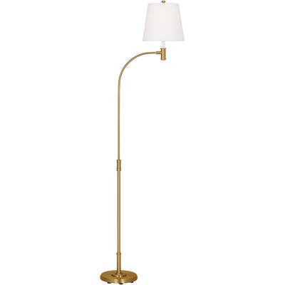 Generation Lighting Designers - Belmont Extra Large Task Floor Lamp - Burnished Brass - CT1241BBS1