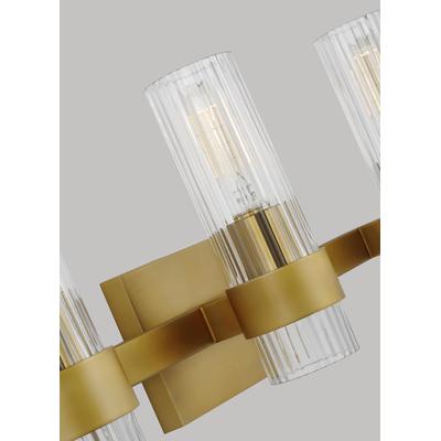 Generation Lighting Designers - Geneva 3-Light Vanity Fixture - Burnished Brass - CV1023BBS