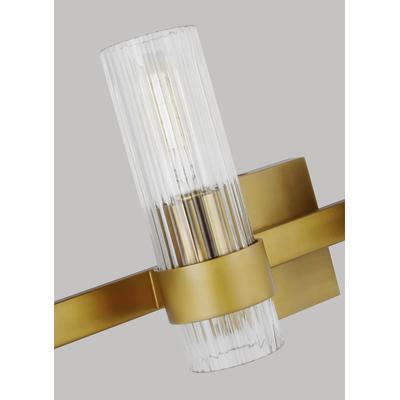 Generation Lighting Designers - Geneva 4-Light Vanity Fixture - Burnished Brass - CV1024BBS