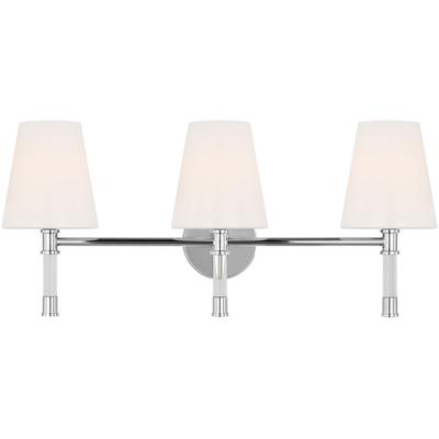 Generation Lighting Designers - Hanover 3-Light Vanity Fixture - Polished Nickel - CV1053PN