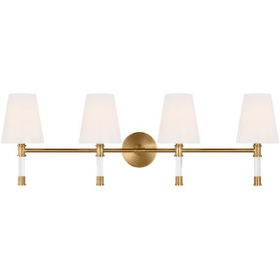 Generation Lighting Designers - Hanover 4-Light Vanity Fixture - Burnished Brass - CV1054BBS