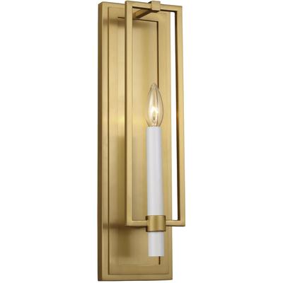 Generation Lighting Designers - Marston Tall Sconce - Burnished Brass - CW1241BBS