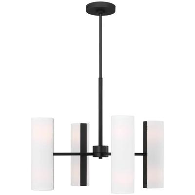 Generation Lighting Designers - Capalino Medium Chandelier - Midnight Black - DJC1048MBK