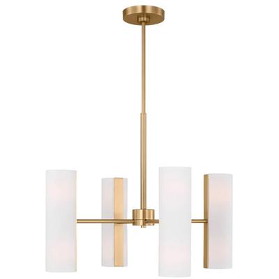 Generation Lighting Designers - Capalino Medium Chandelier - Satin Brass - DJC1048SB