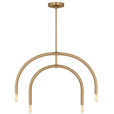 Generation Lighting Designers - Hadden Small Chandelier - Satin Brass - DJC1104SB