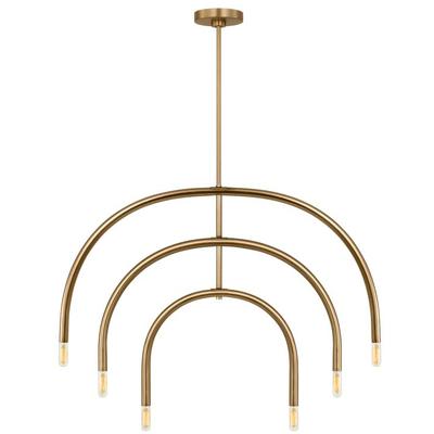 Generation Lighting Designers - Hadden Large Chandelier - Satin Brass - DJC1126SB