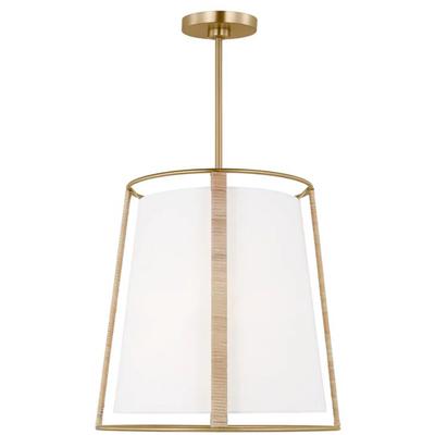 Generation Lighting Designers - Cortes Large Pendant - Satin Brass - DJP1002SB