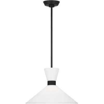 Generation Lighting Designers - Belcarra Medium Pendant - Midnight Black - DJP1091MBK