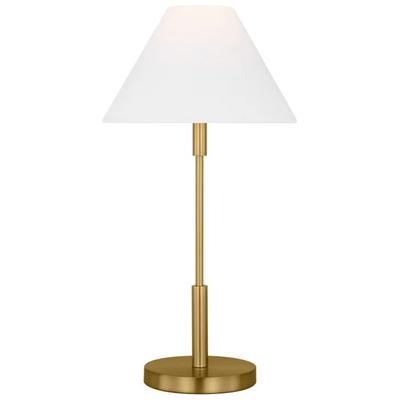 Generation Lighting Designers - Porteau Medium Table Lamp - Satin Brass - DJT1011SB1