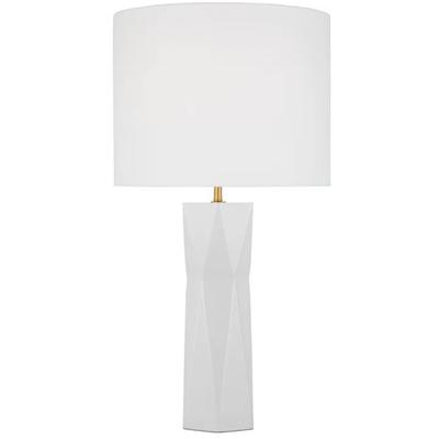 Generation Lighting Designers - Fernwood Medium Table Lamp - Gloss White - DJT1061GW1