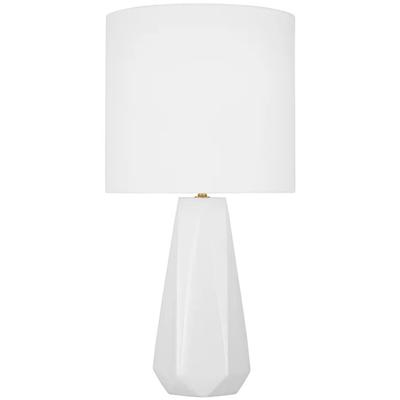 Generation Lighting Designers - Moresby Medium Table Lamp - Gloss White - DJT1071GW1