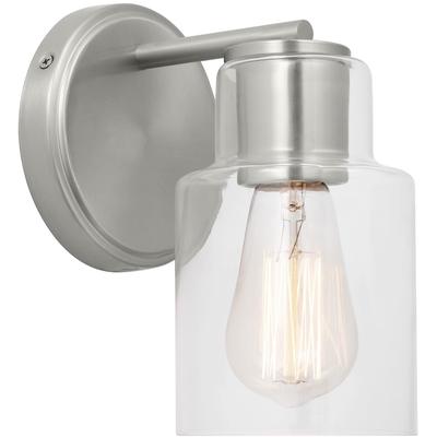 Generation Lighting Designers - Sayward Small Sconce - Brushed Steel - DJV1001BS