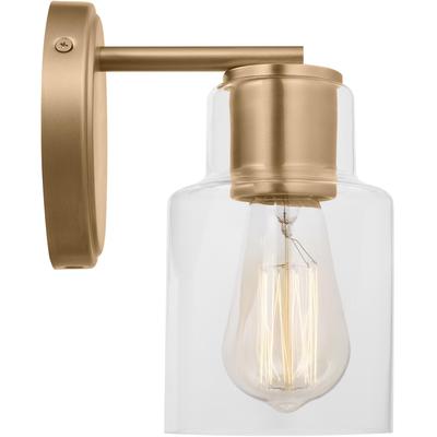 Generation Lighting Designers - Sayward Small Sconce - Satin Brass - DJV1001SB