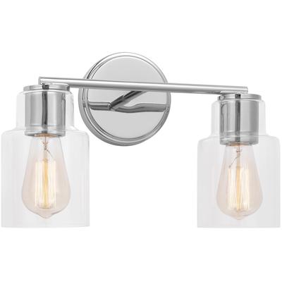 Generation Lighting Designers - Sayward 2-Light Bath Fixture - Chrome - DJV1002CH