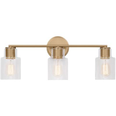 Generation Lighting Designers - Sayward 3-Light Bath Fixture - Satin Brass - DJV1003SB