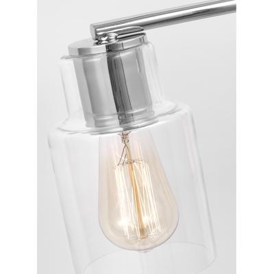 Generation Lighting Designers - Sayward 4-Light Bath Fixture - Chrome - DJV1004CH