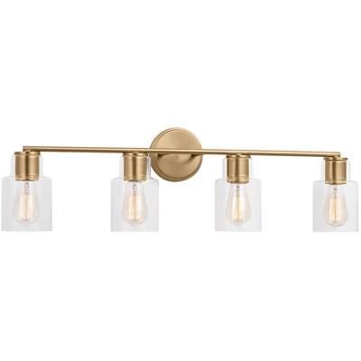 Generation Lighting Designers - Sayward 4-Light Bath Fixture - Satin Brass - DJV1004SB