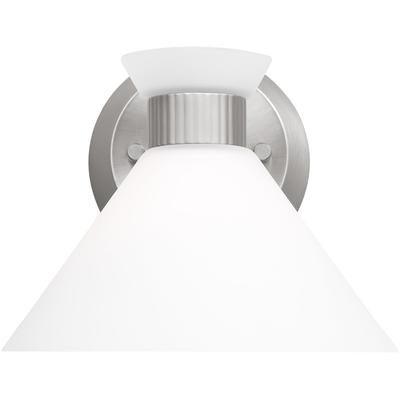 Generation Lighting Designers - Belcarra Small Sconce - Brushed Steel - DJV1011BS