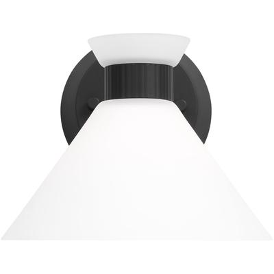 Generation Lighting Designers - Belcarra Small Sconce - Midnight Black - DJV1011MBK