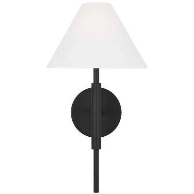 Generation Lighting Designers - Porteau Medium Sconce - Midnight Black - DJW1011MBK