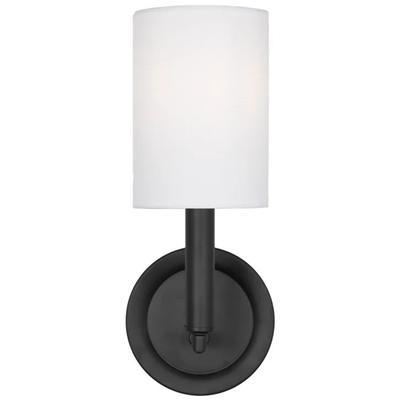 Generation Lighting Designers - Egmont Medium Sconce - Midnight Black - DJW1051MBK