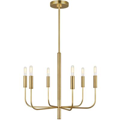 Generation Lighting Designers - Brianna Small Chandelier - Burnished Brass - EC1006BBS